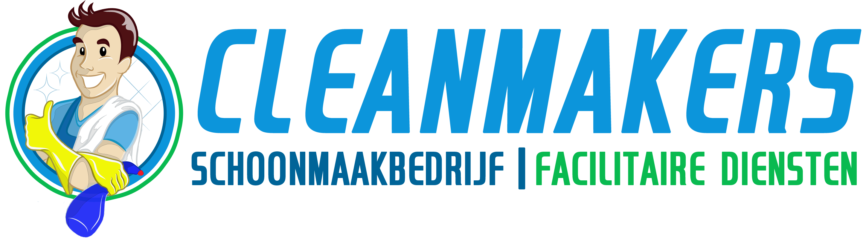 Cleanmakers schoonmaak Logo